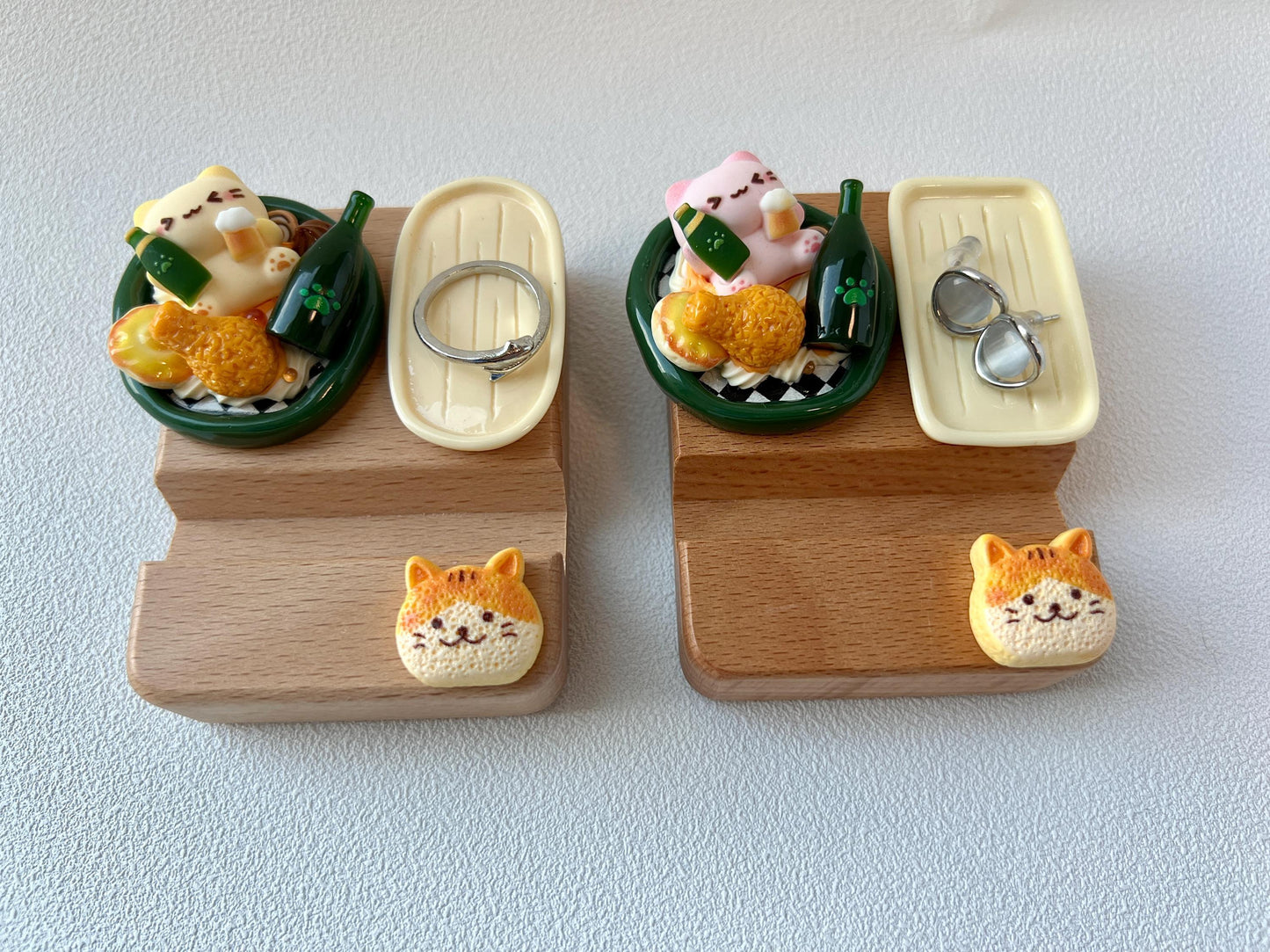 Cat Phone Stand Set