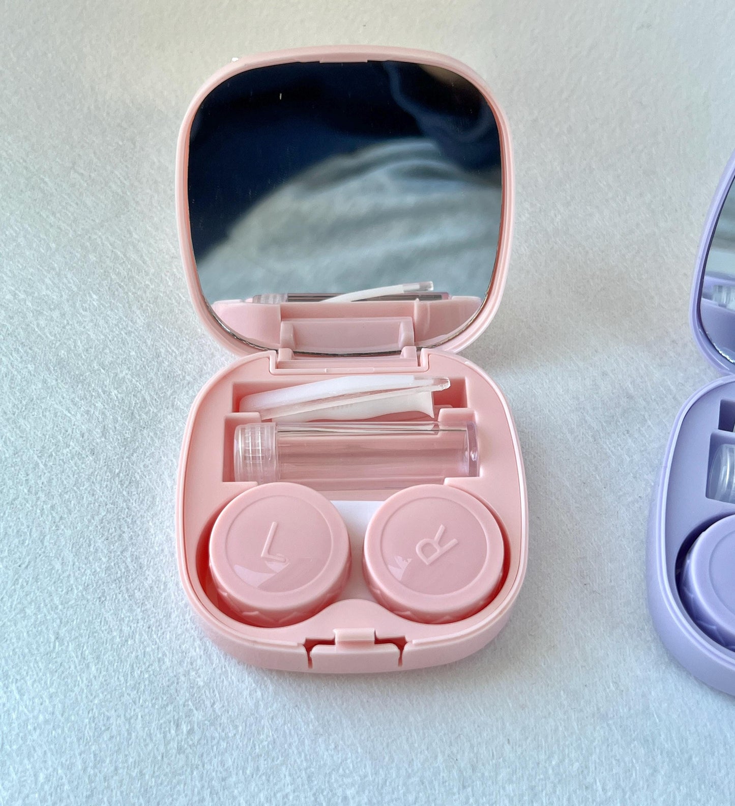 Contact Lens Case with Cute Food & Animal Charms