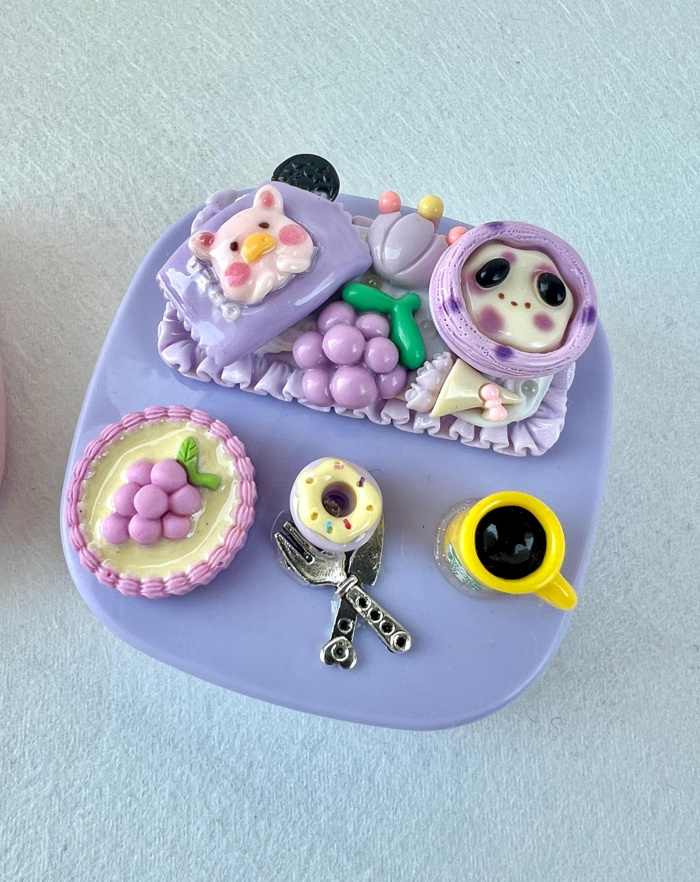 Contact Lens Case with Cute Food & Animal Charms