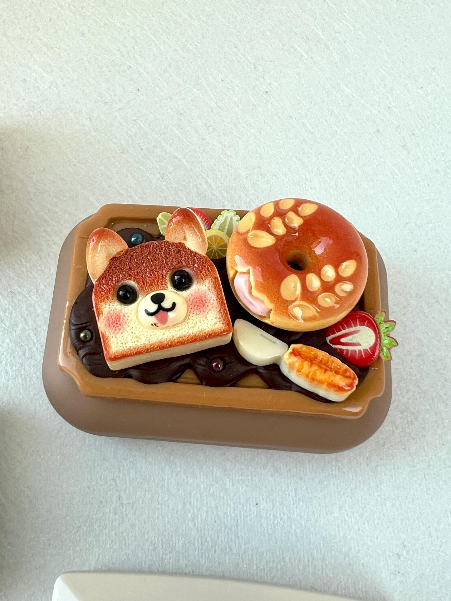 Colorful Contact Lens Case with Cute Food & Animal Charms