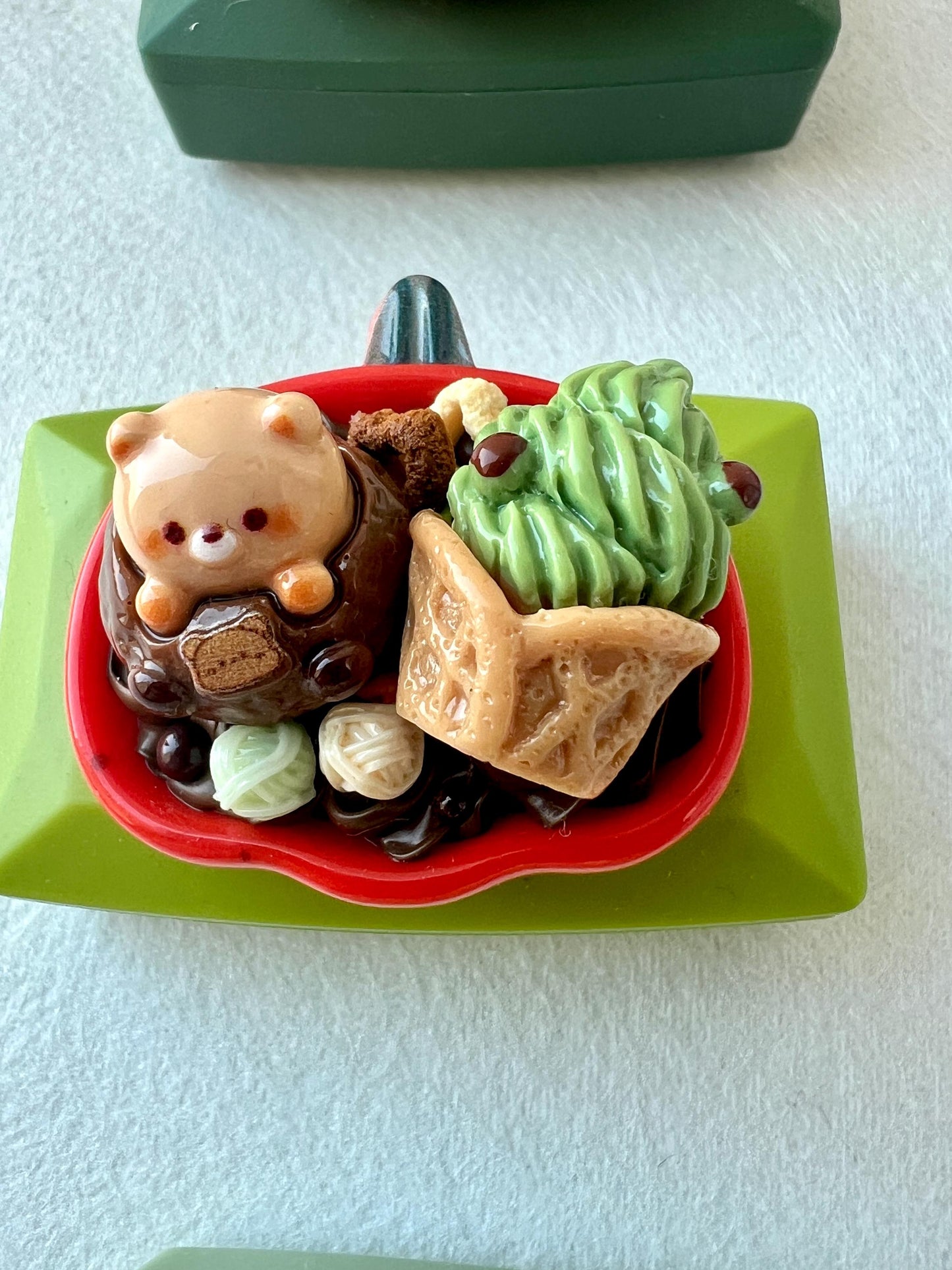 Colorful Contact Lens Case with Cute Food & Animal Charms