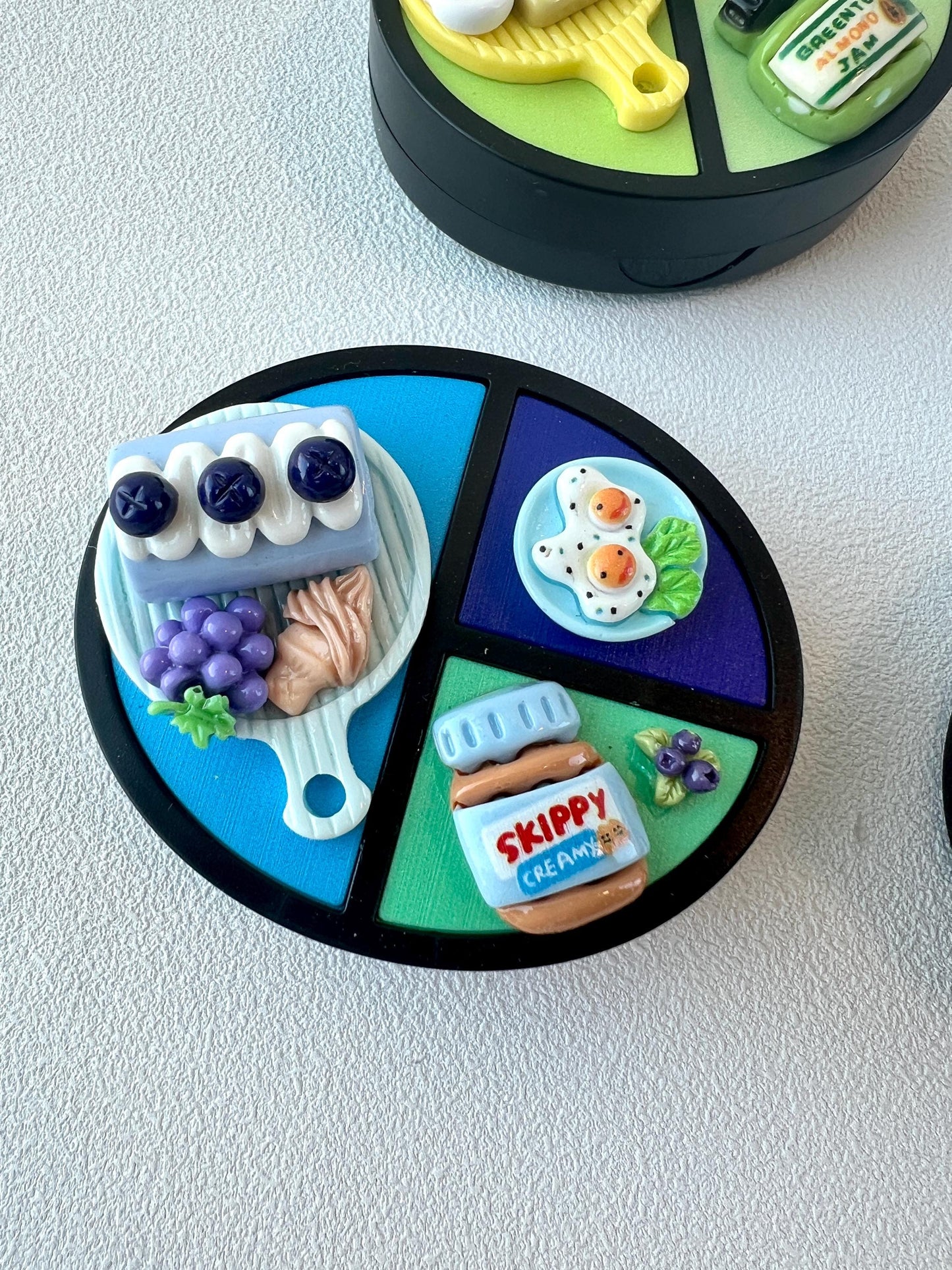 Colorful Contact Lens Case with Cute Food & Animal Charms