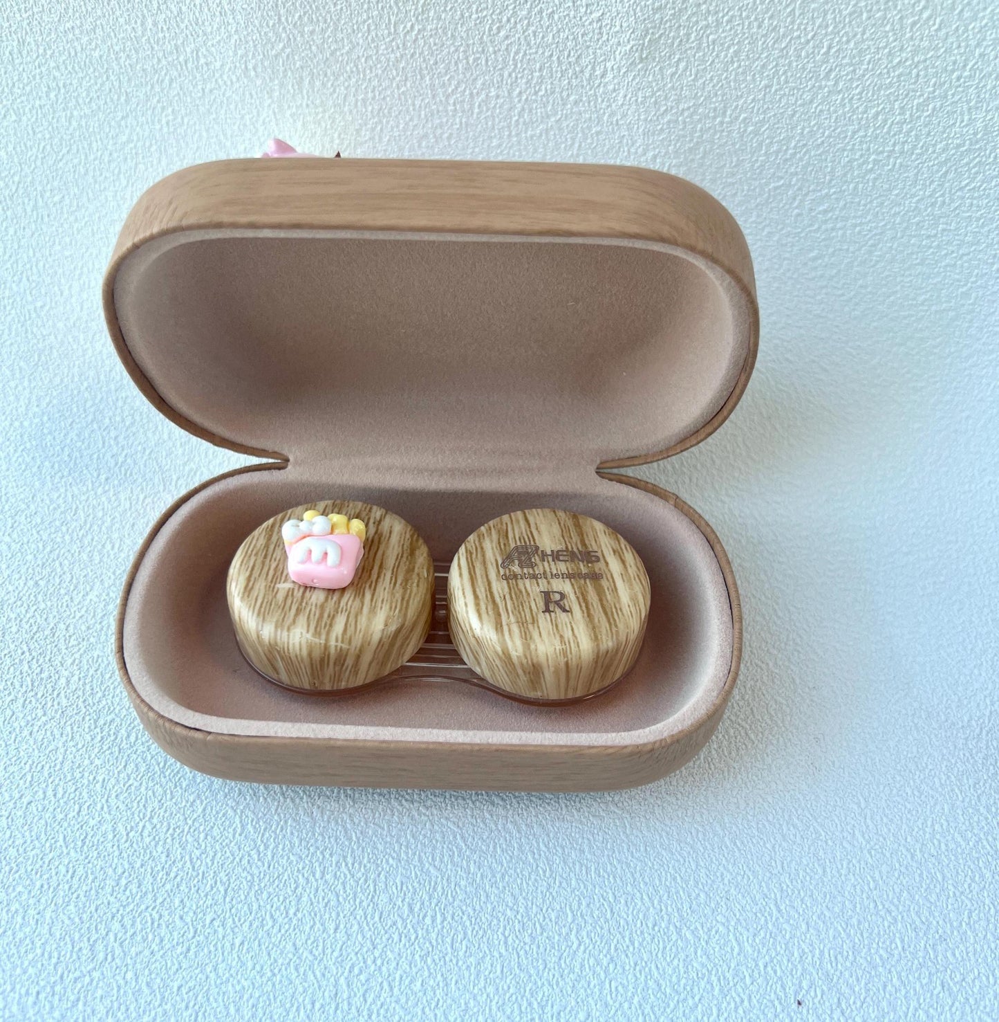 Contact Lens Case with Cute Food & Animal Charms