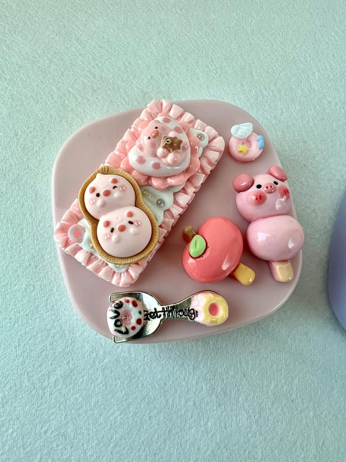 Contact Lens Case with Cute Food & Animal Charms