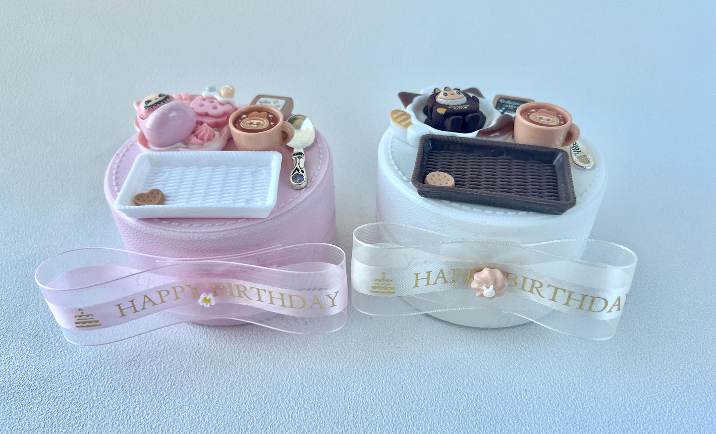 Labubu Theme Jewelry Box Round Storage Box Jewelry Organizer Small Accessories Birthday Gift