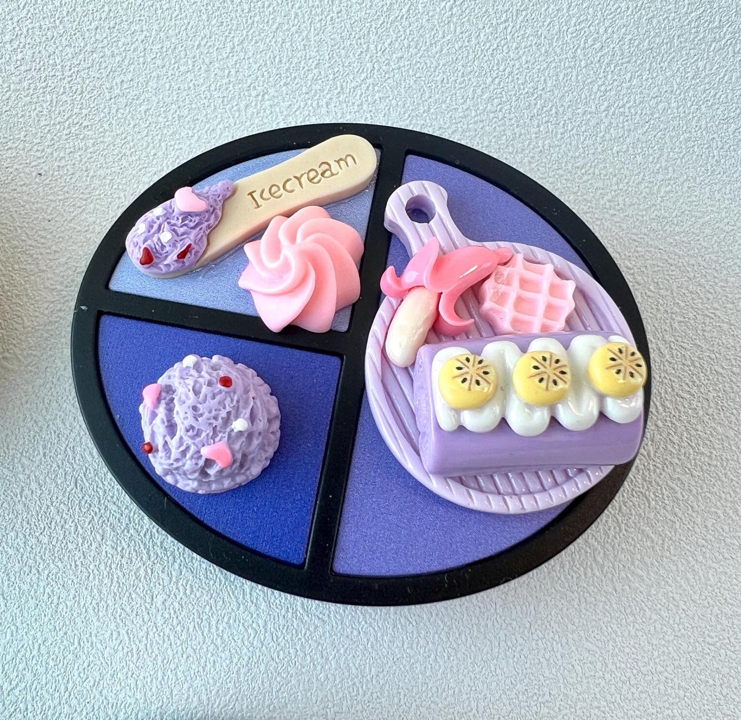 Colorful Contact Lens Case with Cute Food & Animal Charms