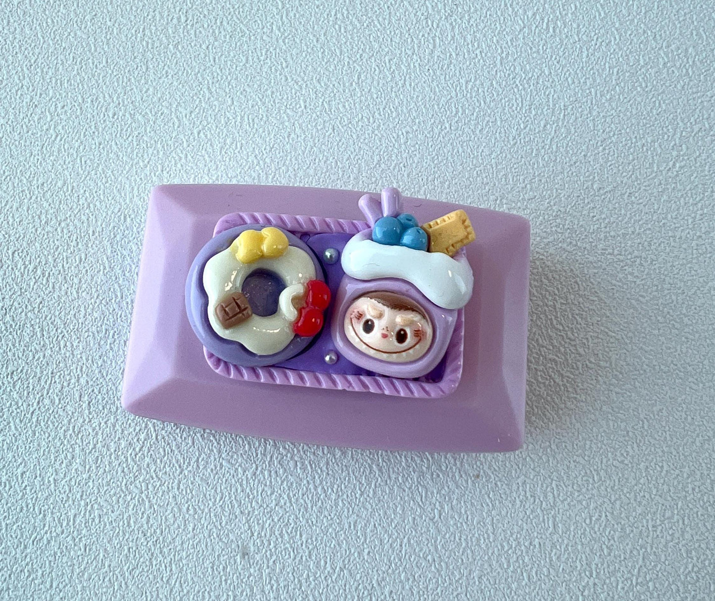 Contact Lens Case Set with Cute Food and Animal Charms