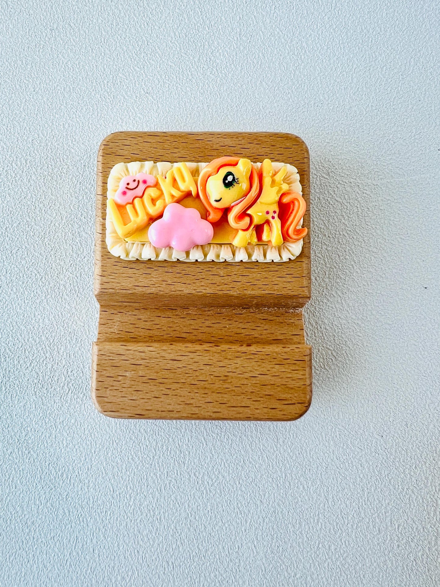 My Little Pony Themed Name Engraving Phone Stand