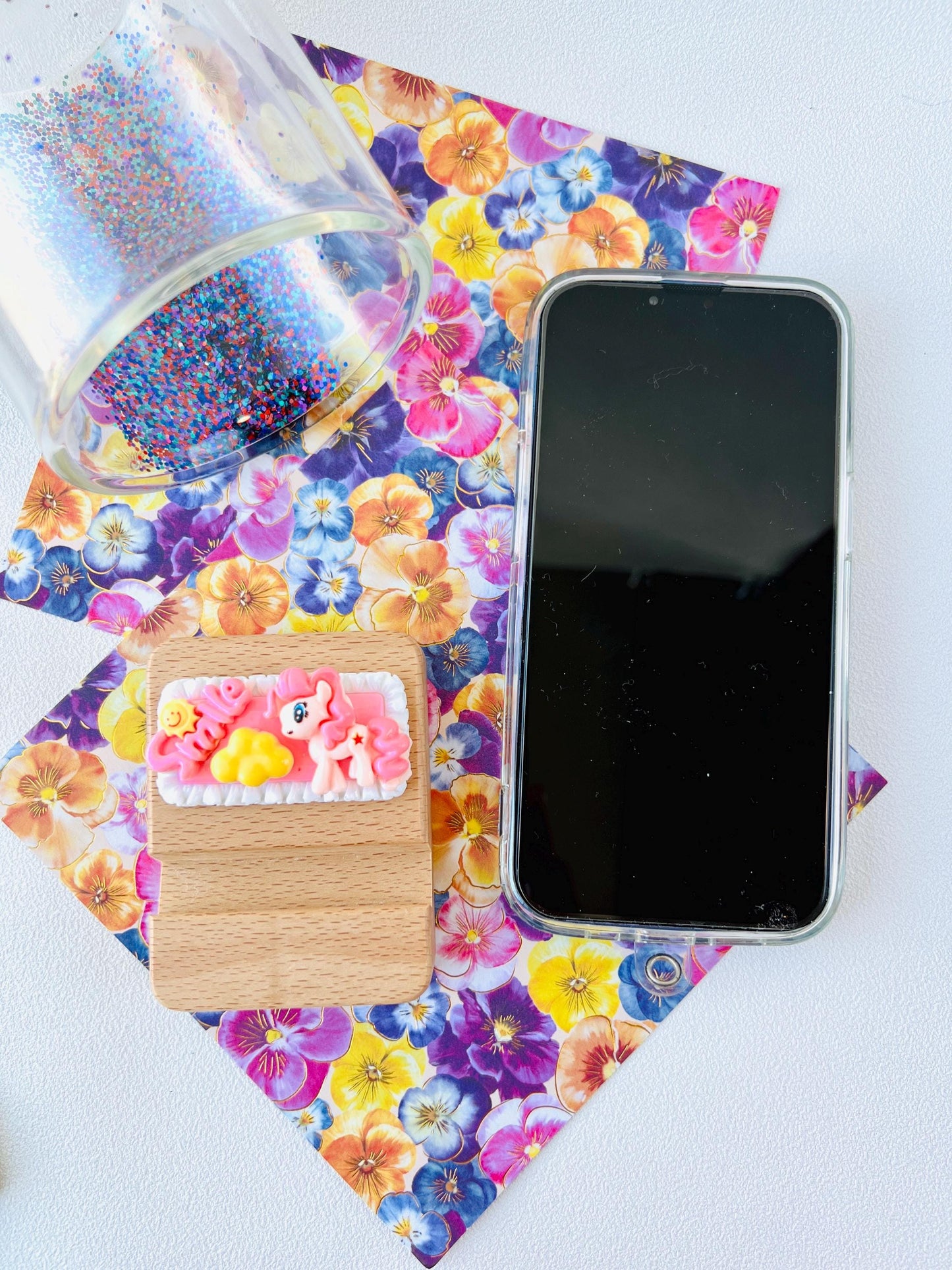 My Little Pony Themed Name Engraving Phone Stand