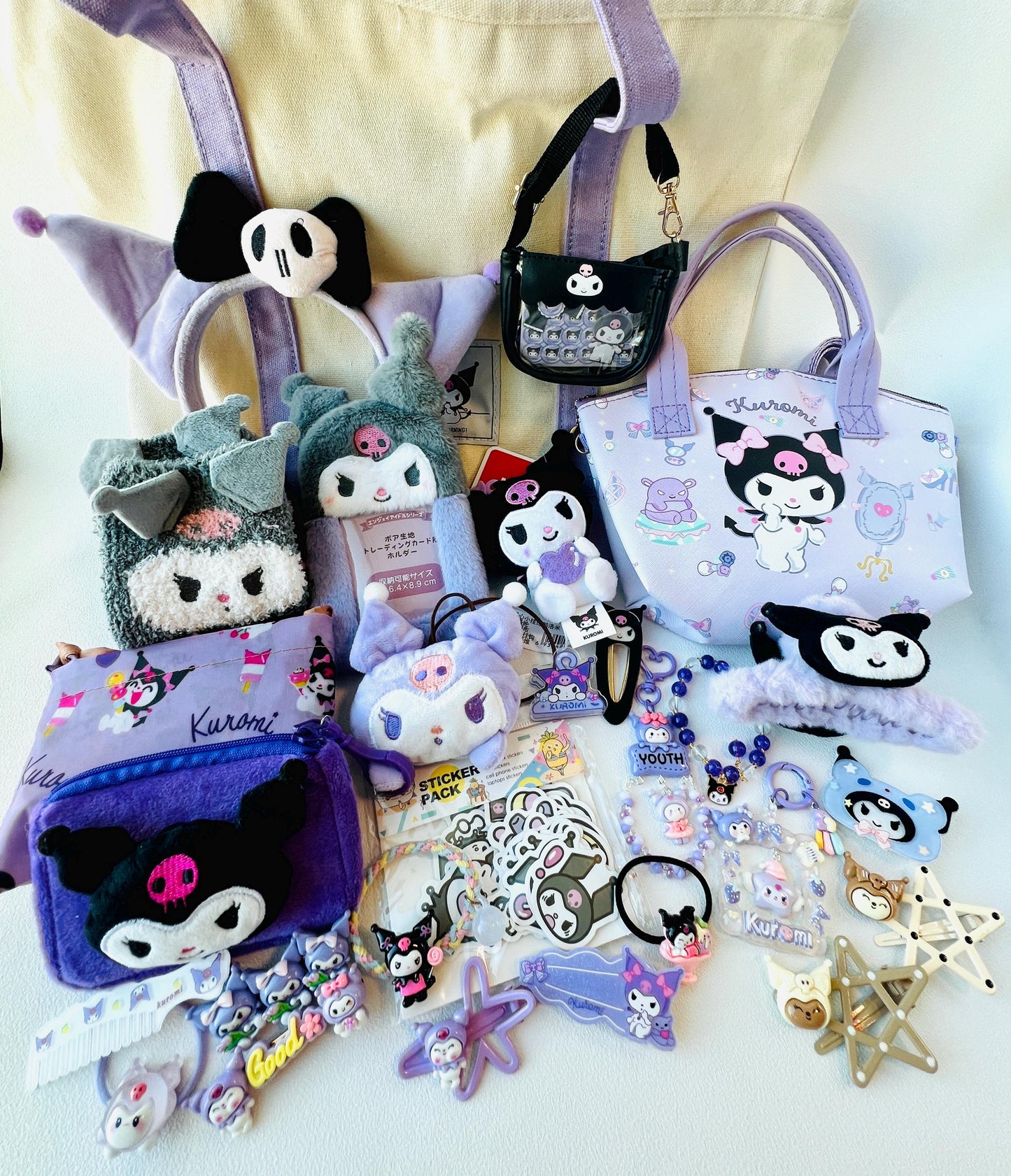 Bundke Set Kuroooo Bundle Kitt Bundle Cinnamoooo Bundle Melooo Bundle Pompompurrrr Bundle Keychains Birthday Gift Set