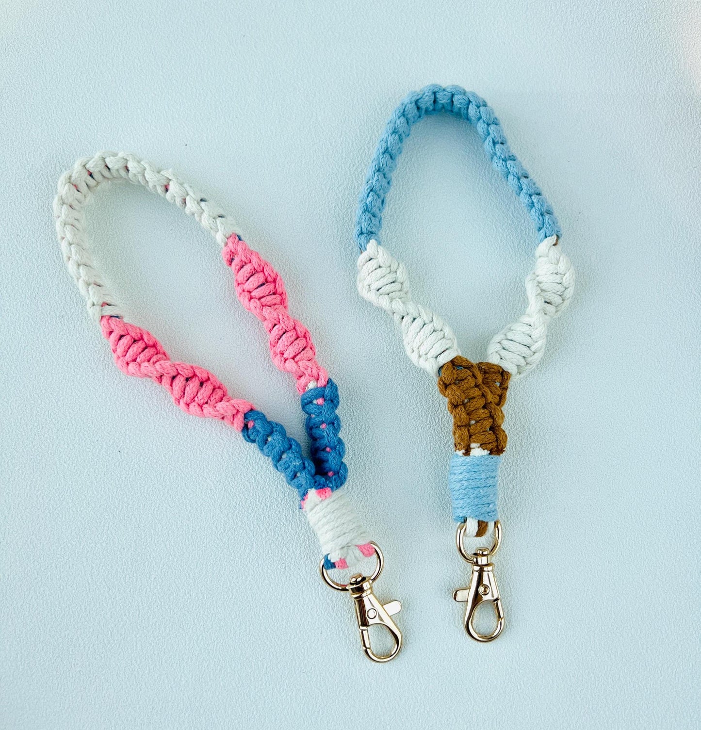 Braided Wrist Strap with Cute Figurine in PVC Bag Colorful Phone Chain Lovely Keychain Bag Accessories Phone Accessories