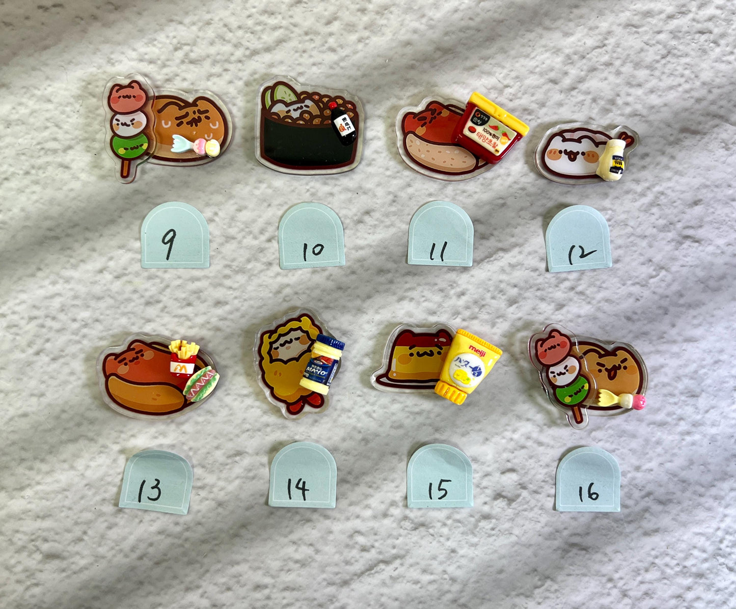 Food Theme Keychain Cute Keyring Bag Charm Accessory