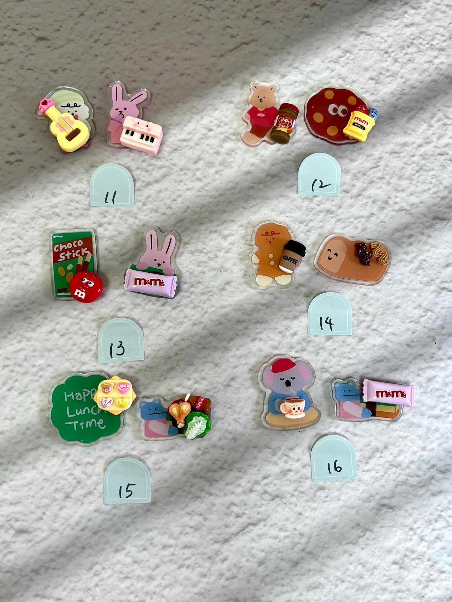 Keychain Set x2 or x3 | Kawaii Animal and Food Keychain Funny Key Charm Bag Charm Handmade Gift Acrylic Keychain Accessory