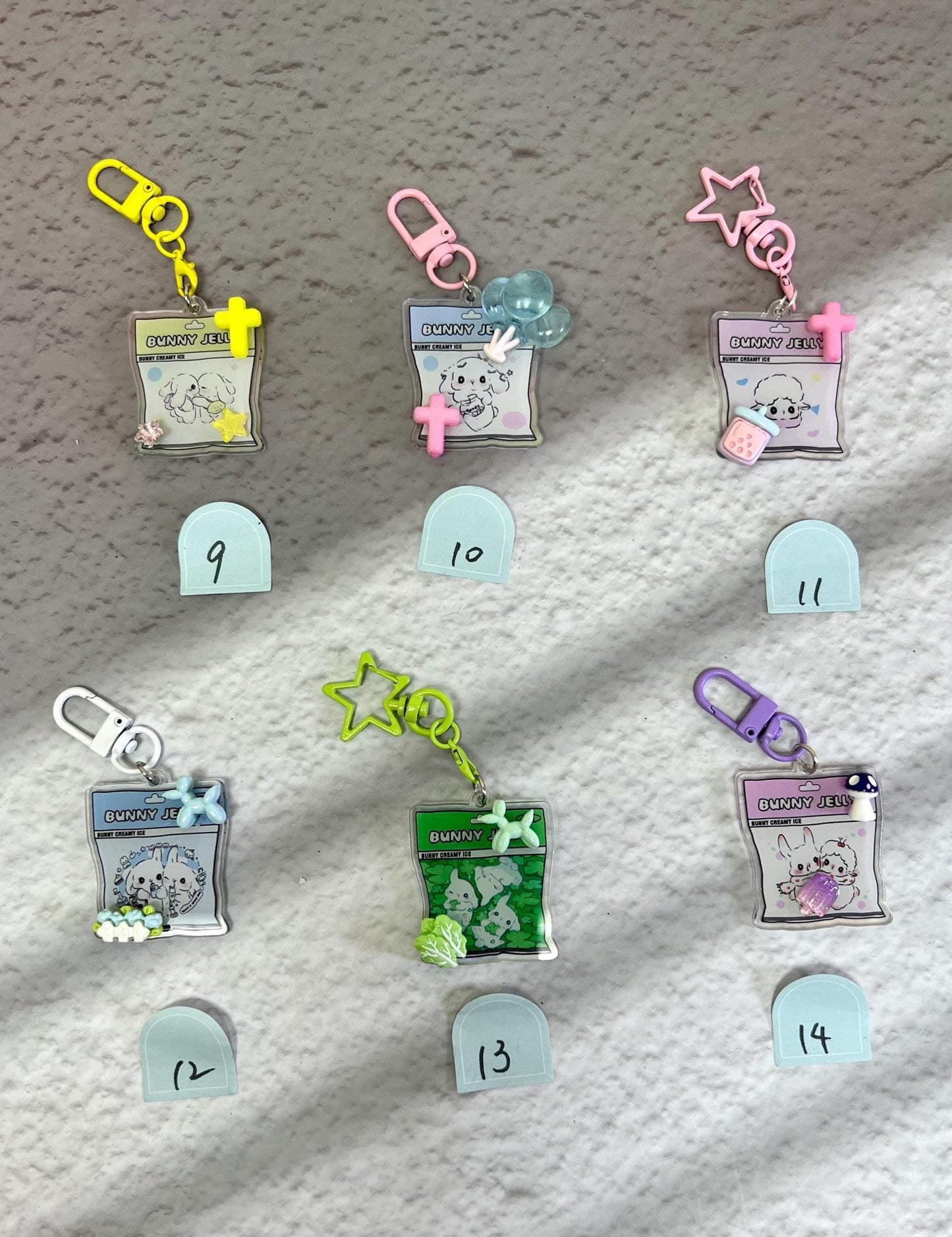 Kawaii Keychain Cute Keyring Key Charm Bag Charm Handmade Gift Acrylic Keychain Gift