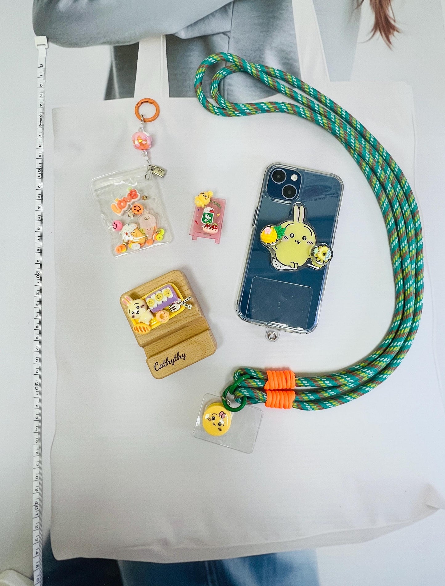Chiikawa Bundle Set Phone Accessory | Chiikawa Keychain Phone Stand Chiikawa Cutecore Set Birthday Gifts