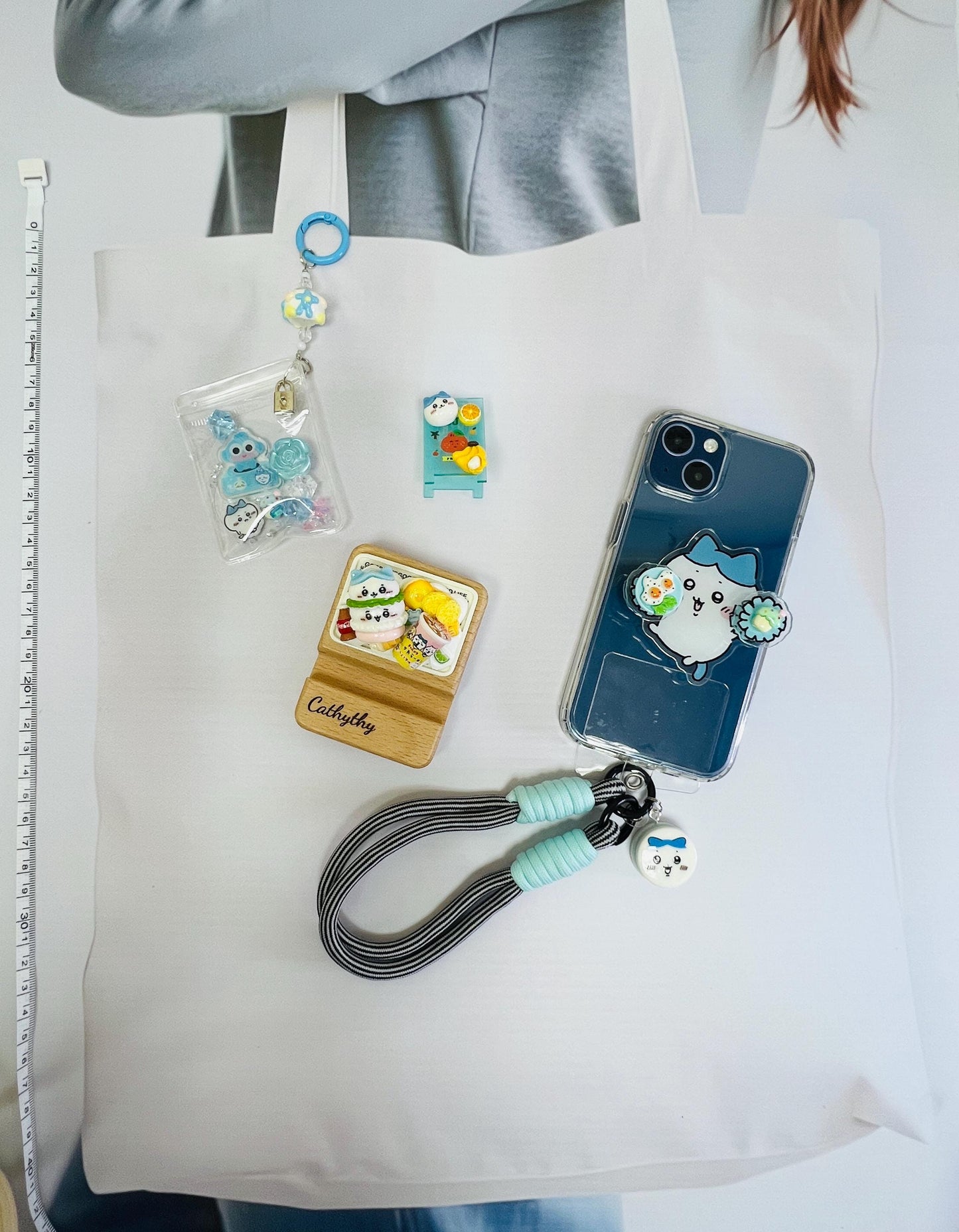Chiikawa Bundle Set Phone Accessory | Chiikawa Keychain Phone Stand Chiikawa Cutecore Set Birthday Gifts