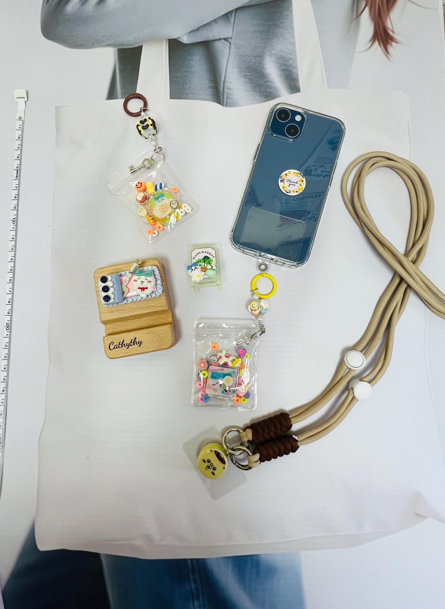 Chiikawa Bundle Set Phone Accessory | Chiikawa Keychain Phone Stand Chiikawa Cutecore Set Birthday Gifts