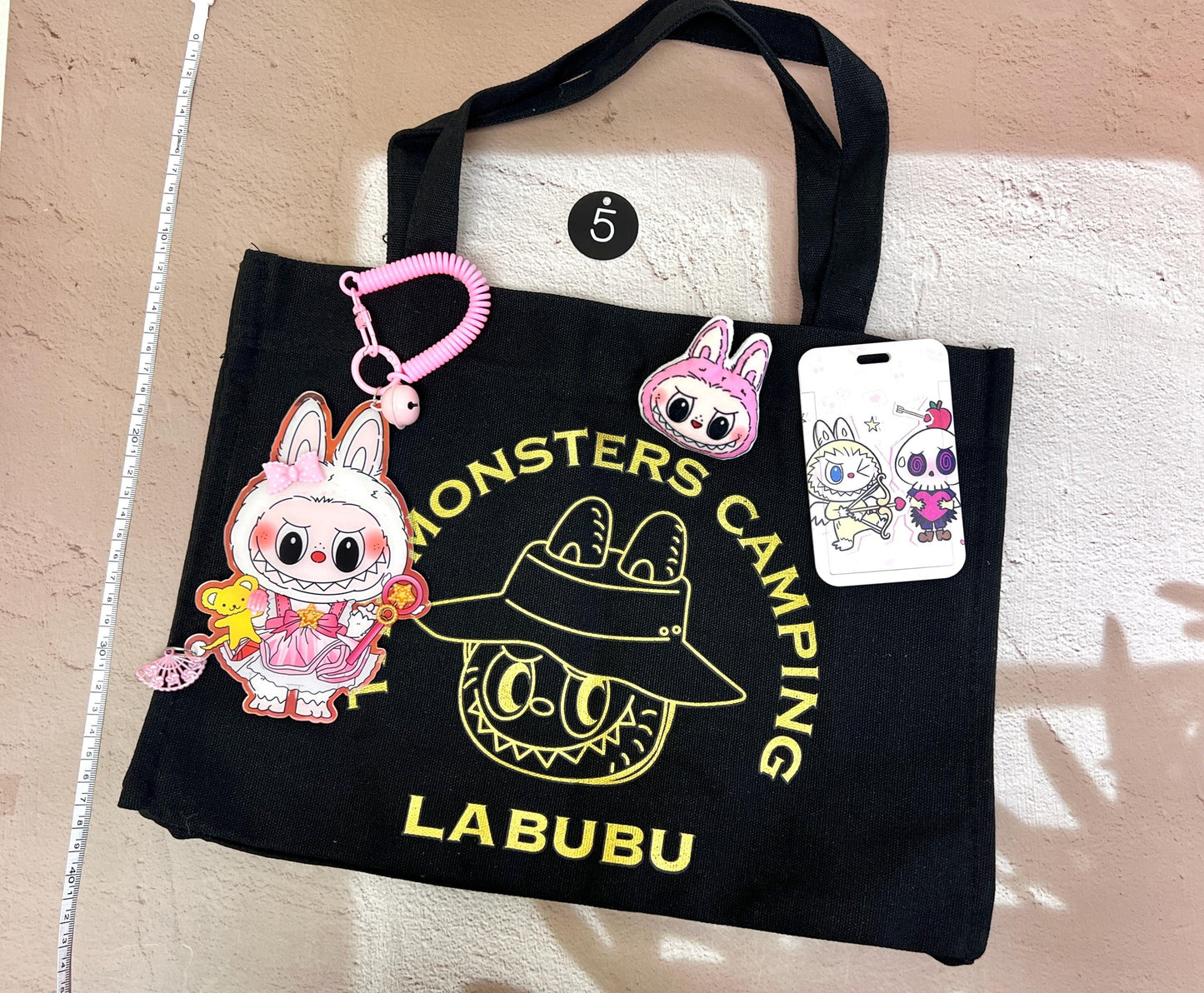 Labubu Big Charm Set Acrylic Bag Charm Labubu Accessory Labubu Bag