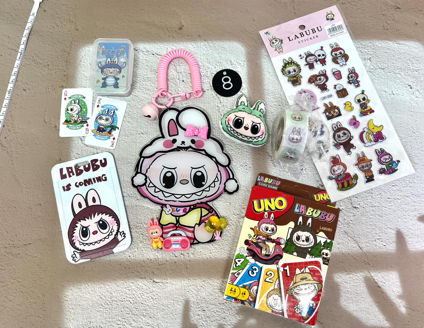 Labubu Big Charm Set Acrylic Bag Charm Labubu Accessory Labubu Bag