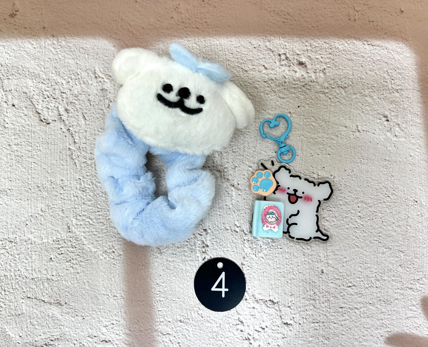 Cute Puppy Set Dog Keychain Puppy Charm Puppy Accessory Kawaii Gift