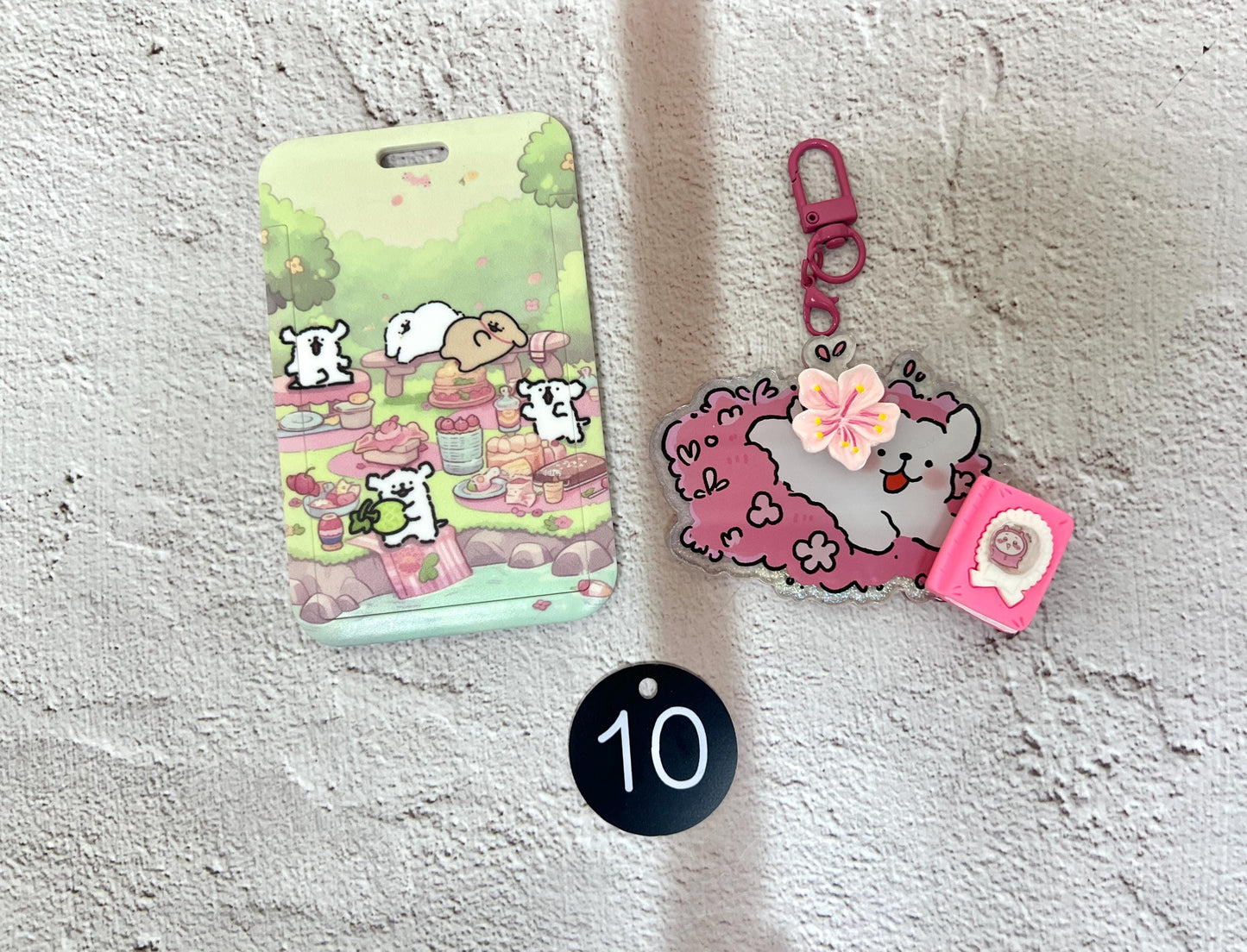 Cute Puppy Set Dog Keychain Puppy Charm Puppy Accessory Kawaii Gift