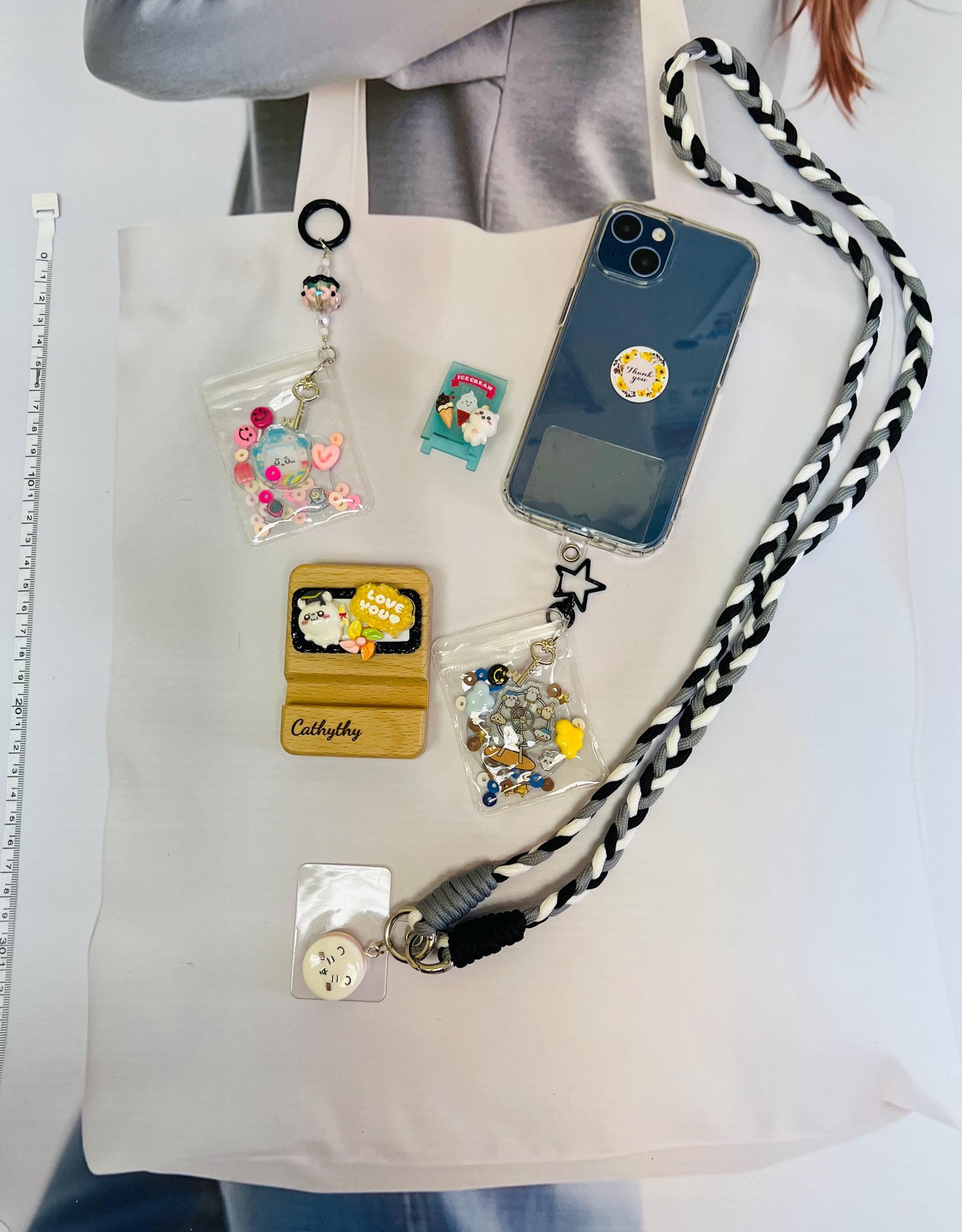 Chiikawa Bundle Set Phone Accessory | Chiikawa Keychain Phone Stand Chiikawa Cutecore Set Birthday Gifts
