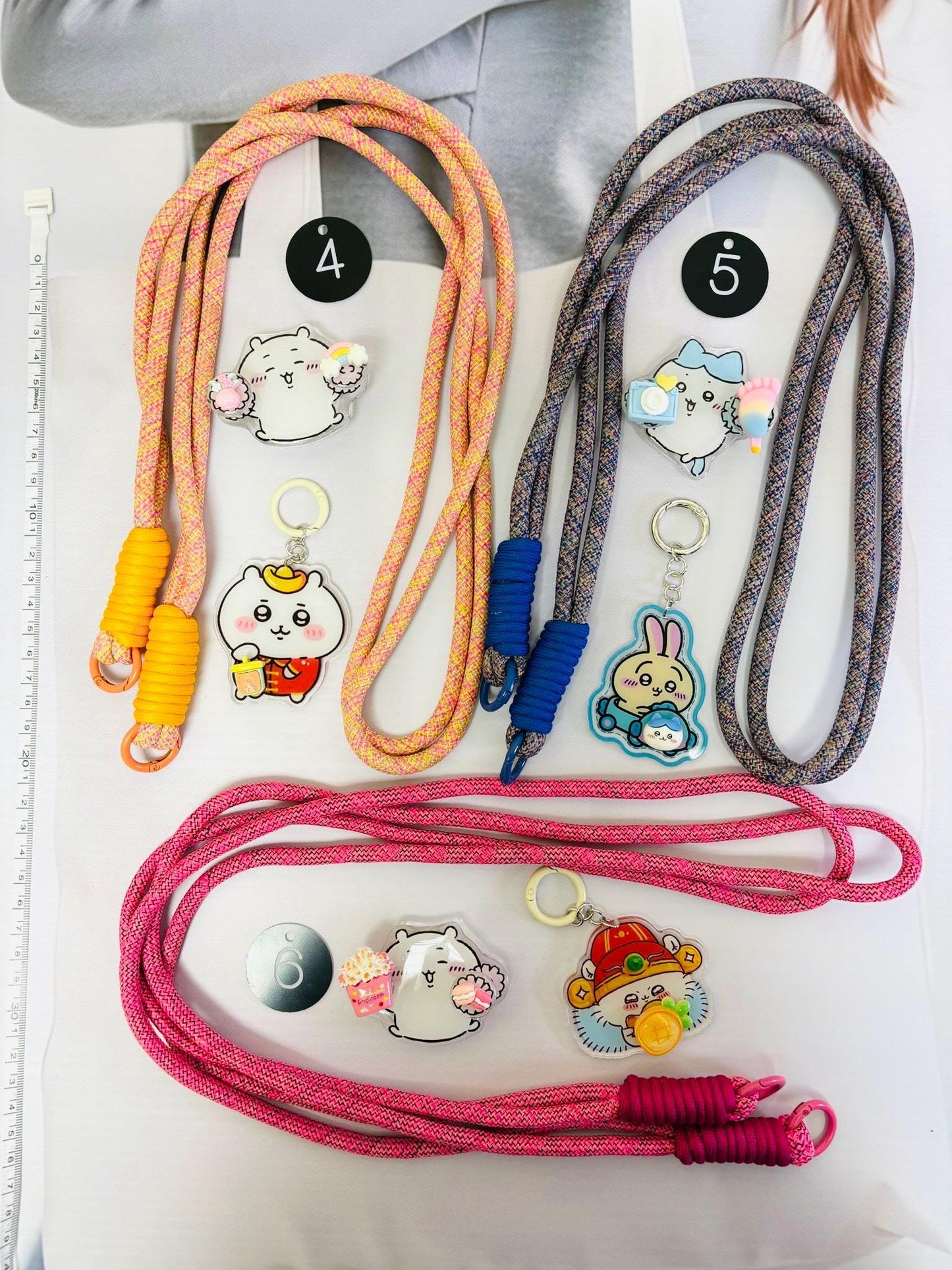 Chiikawa Phone Accessory Set | Chiikawa Phone Strap Phone Grip Phone Charm Cutecore Set Birthday Gifts