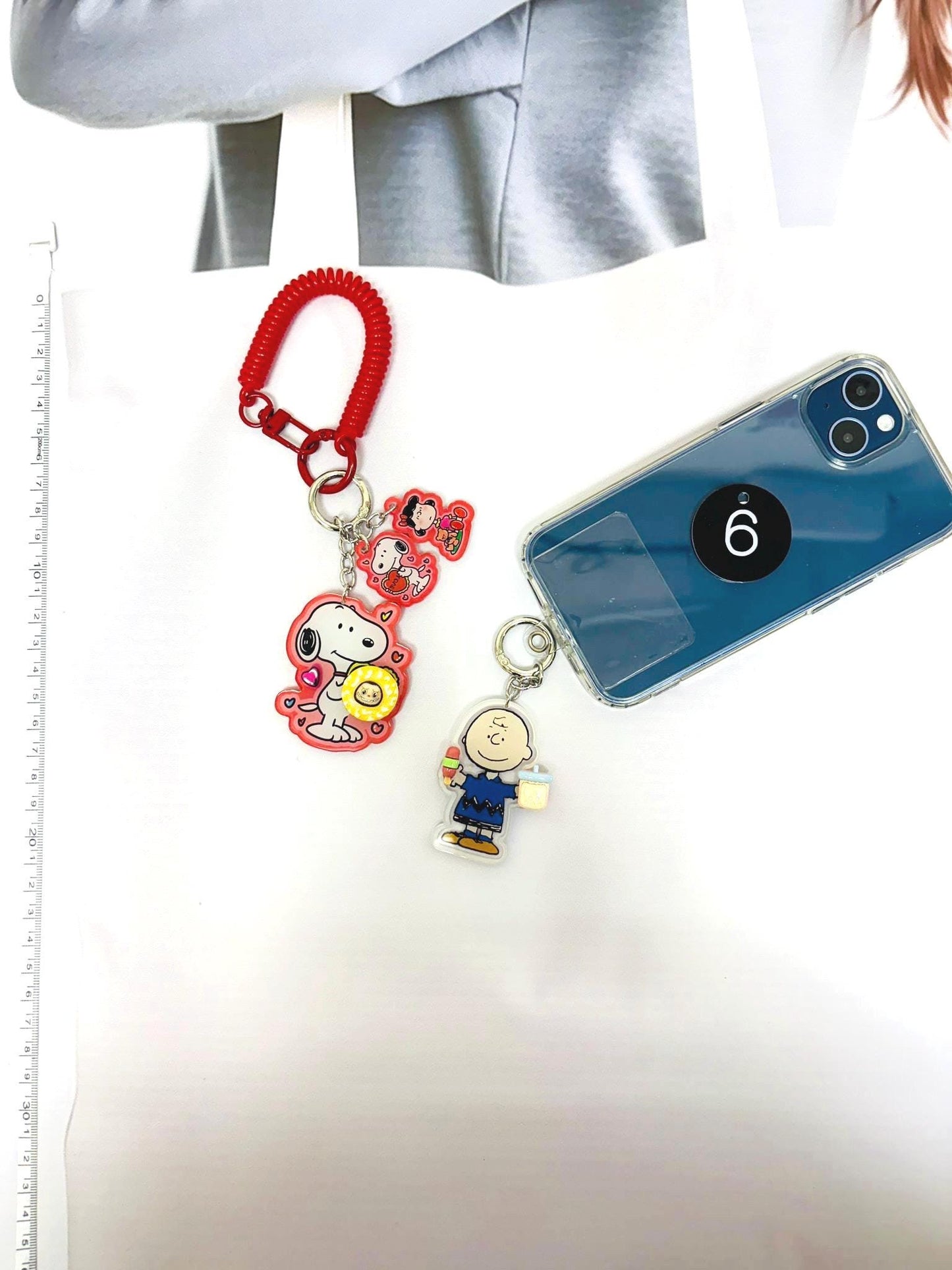 Cartoon Dog Keychain Set | Cute Dog Bag Accessories Dog Phone Charm Kawaii Puppy Acrylic Keychain Gift