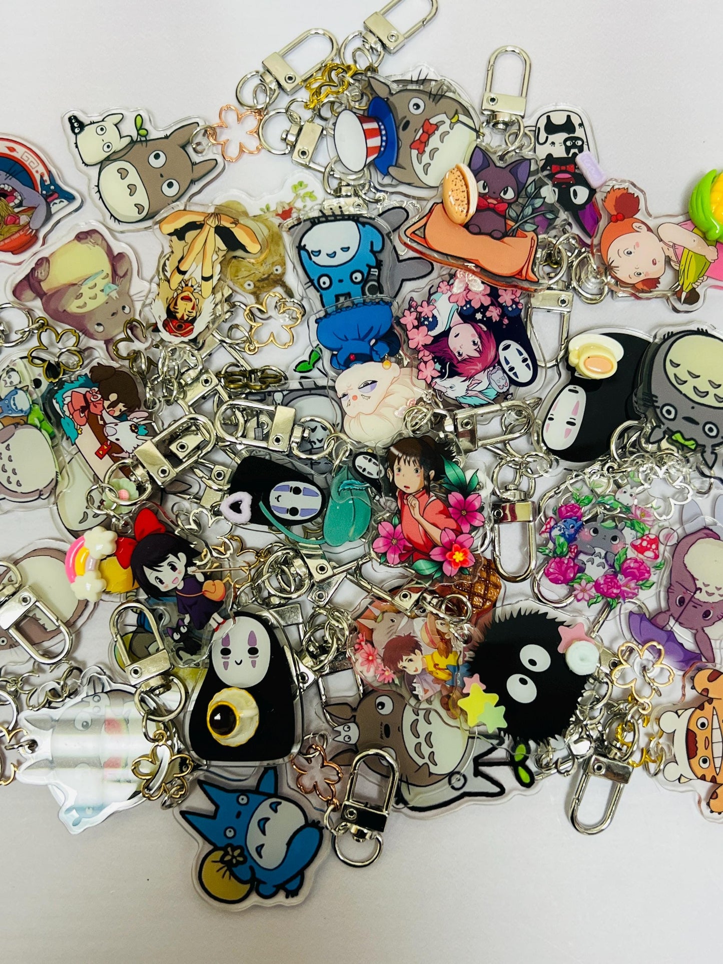 Hayao Miyazaki Charms: Anime Acrylic Keychain, Bag Charms, Accessories2