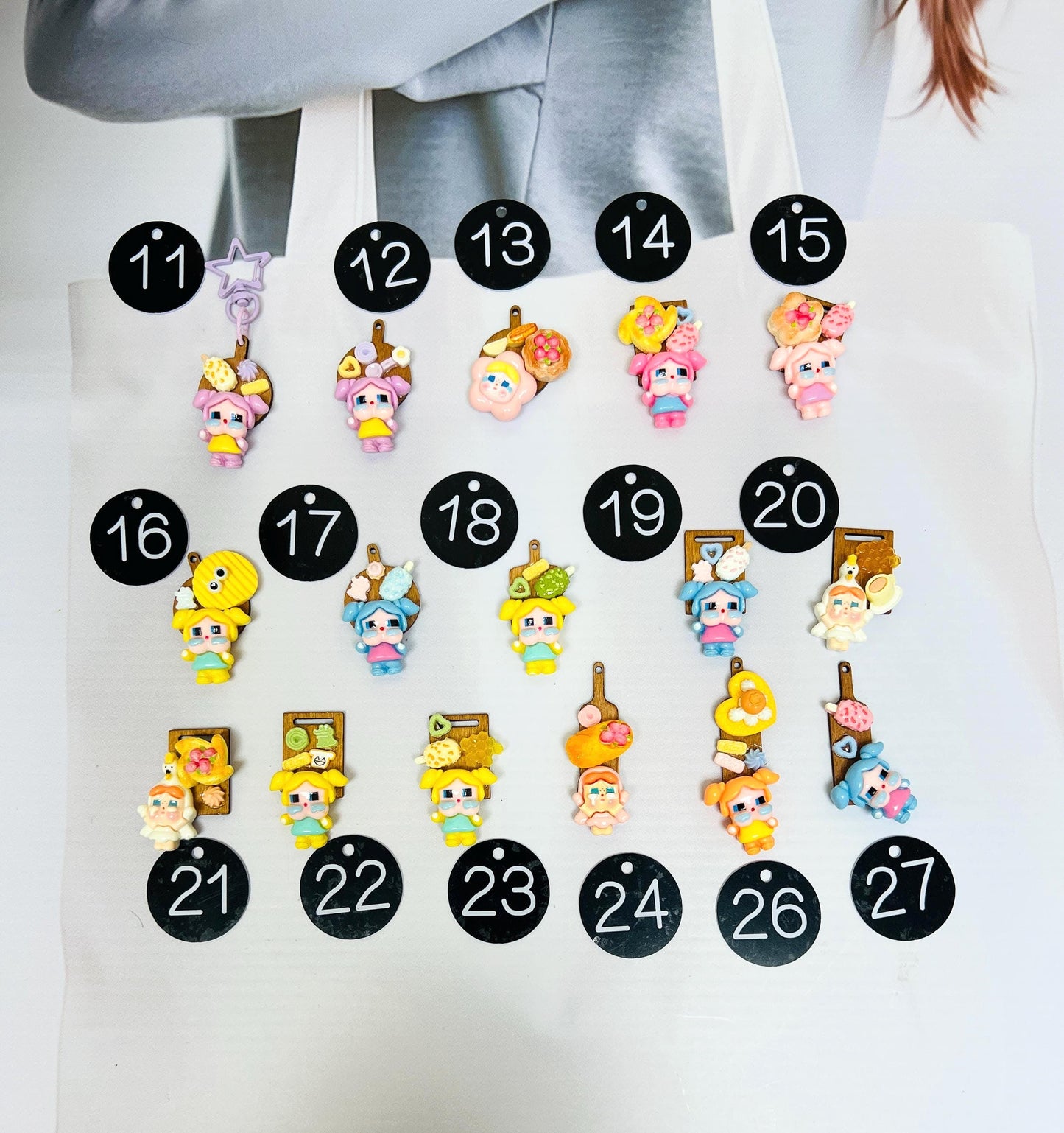 Crybaby Keychain | Crybaby Resin Charms Crybaby Bag Charm Phone Accessory Crybaby Small Gift