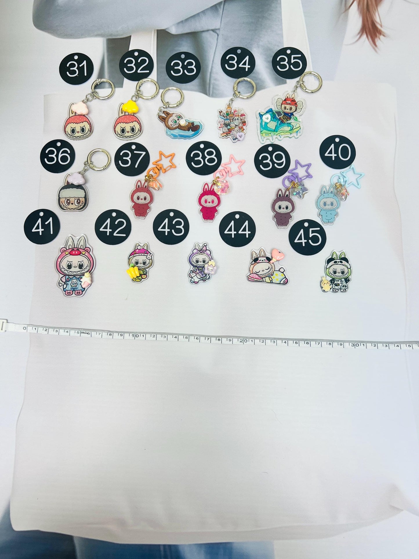 Labubu Big Bag Charm Labubu Handmade Big Charm Labubu Accessory Labubu Acrylic Gift