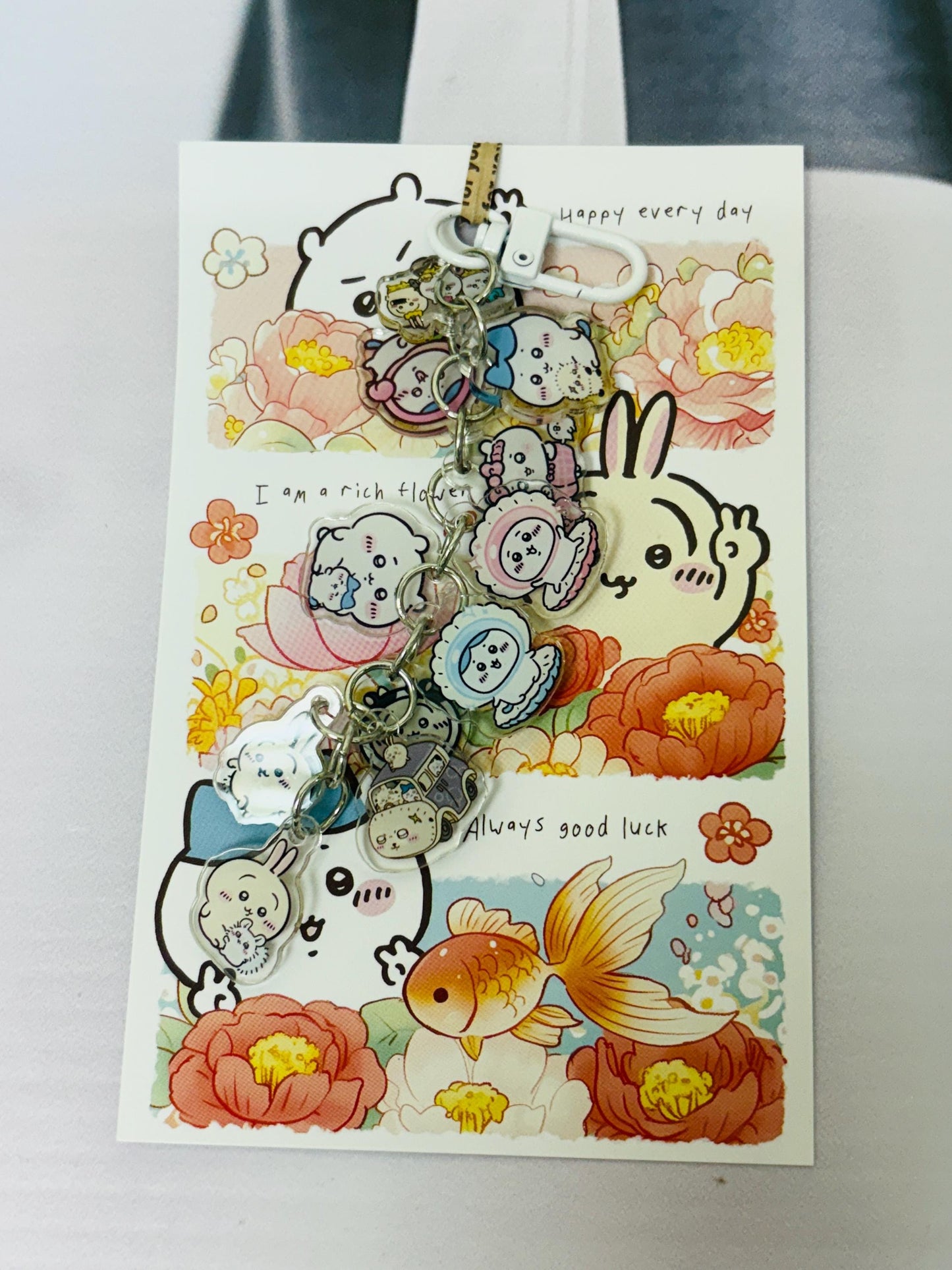 Cartoon Character Keychains | Kawaii Charm Acrylic Keychain for Bags, Accessories & Gifts