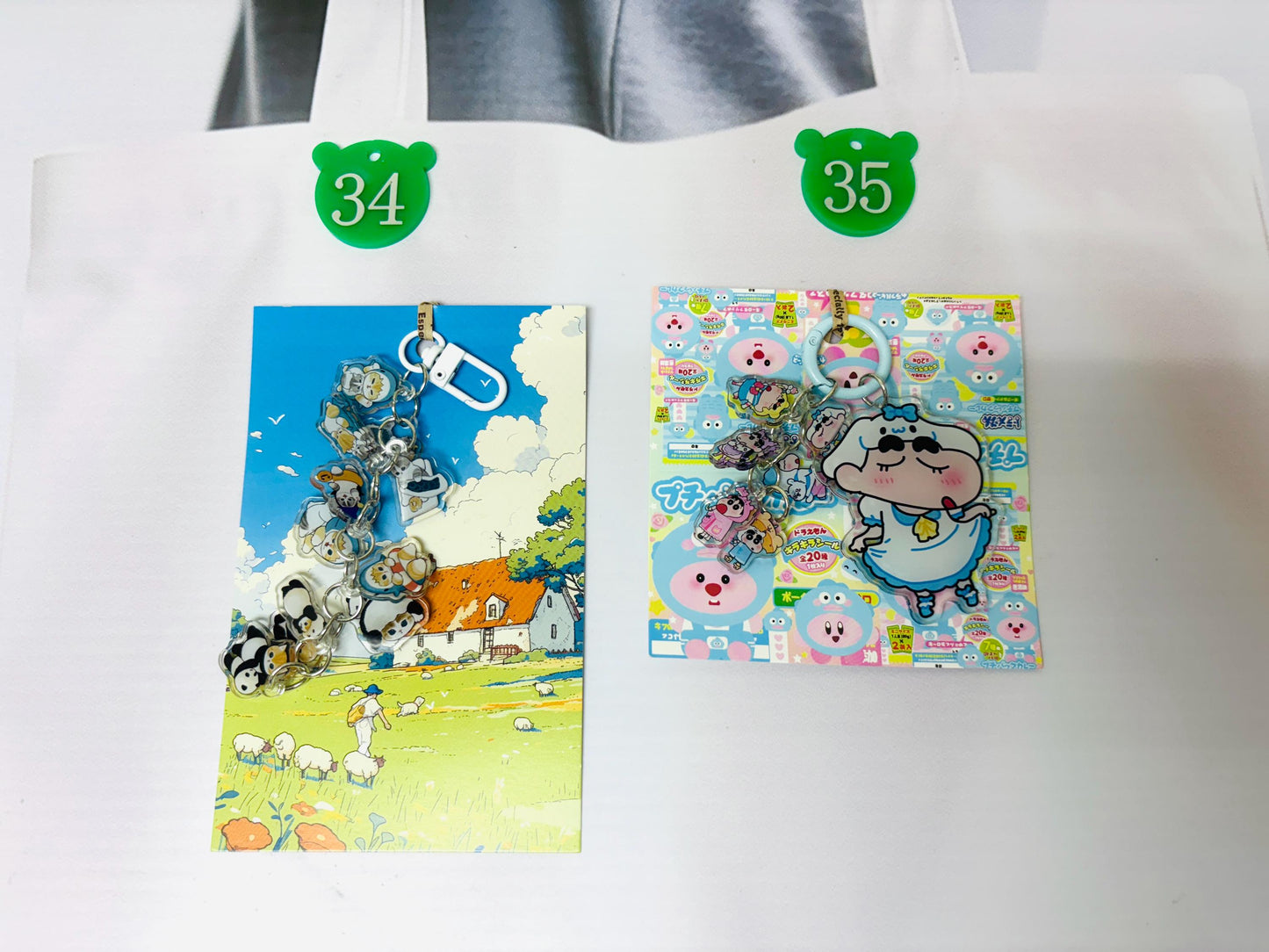Cartoon Character Keychains | Kawaii Charm Acrylic Keychain for Bags, Accessories & Gifts