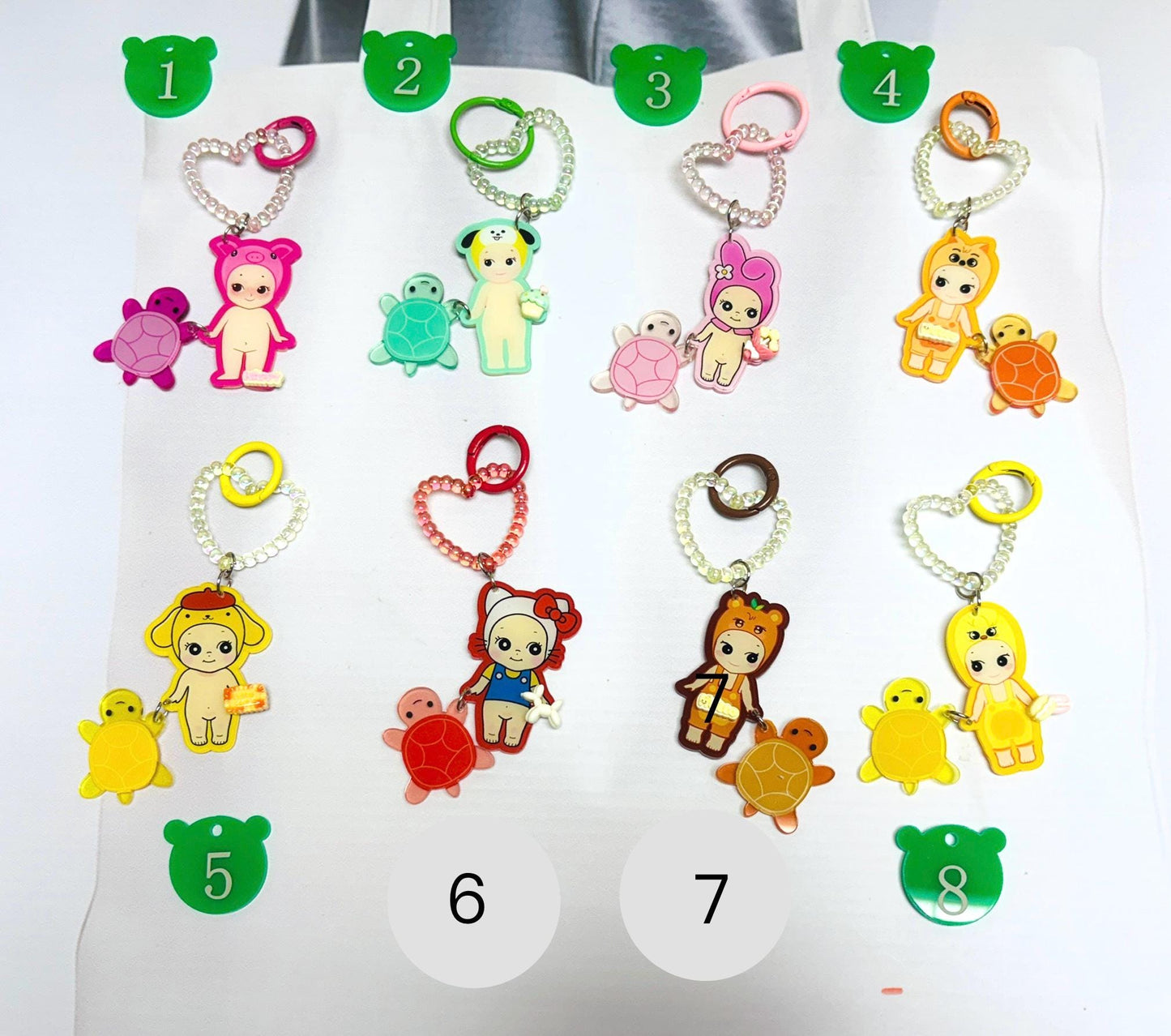 Sonny Angel Keychain Kawaii Bag Charm Bag Accessory