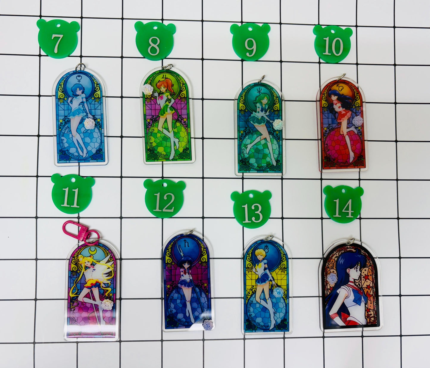 Sailor Moon Charm: Anime Acrylic Keychains, Bag Charms, Accessory