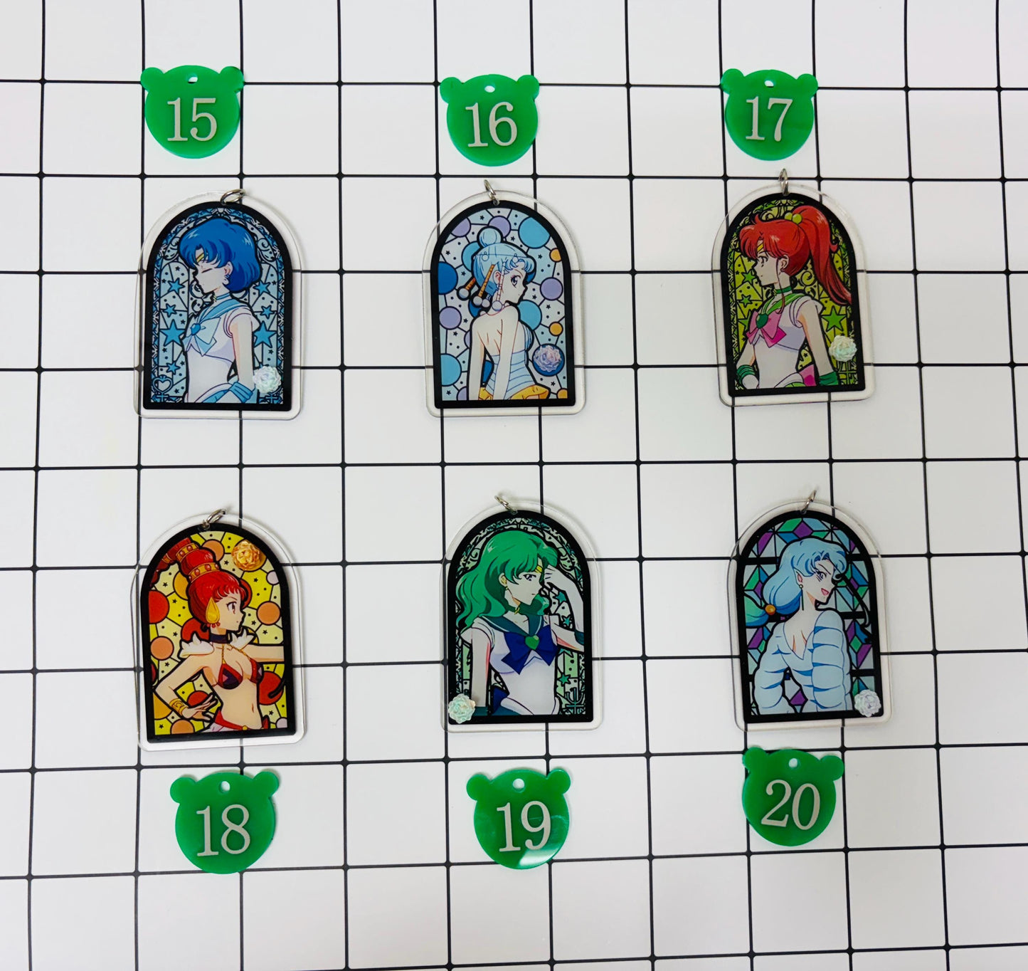 Sailor Moon Charm: Anime Acrylic Keychains, Bag Charms, Accessory