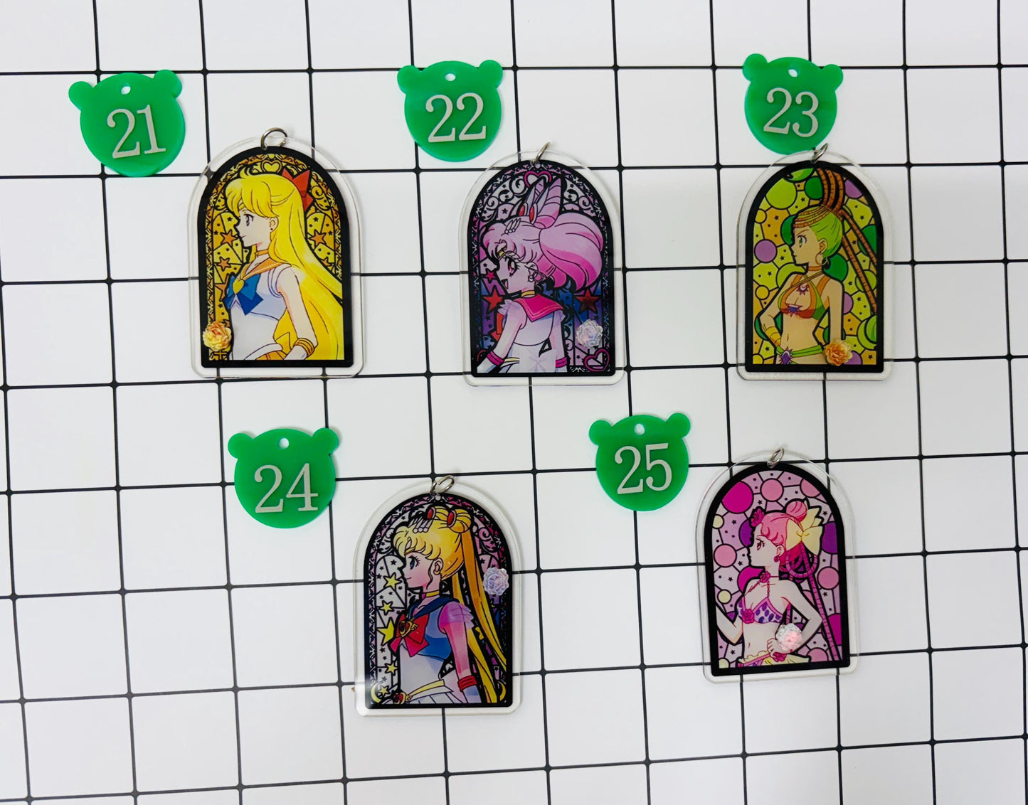 Sailor Moon Charm: Anime Acrylic Keychains, Bag Charms, Accessory