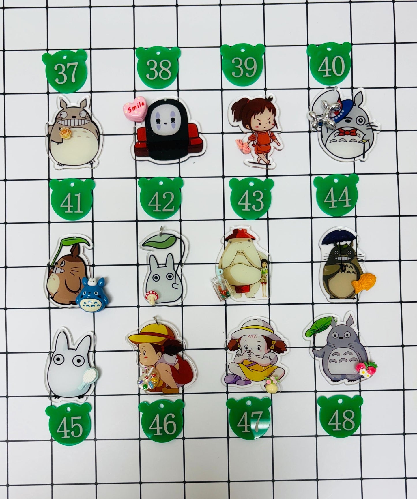 Hayao Miyazaki Charms: Anime Acrylic Keychain, Bag Charms, Accessories2