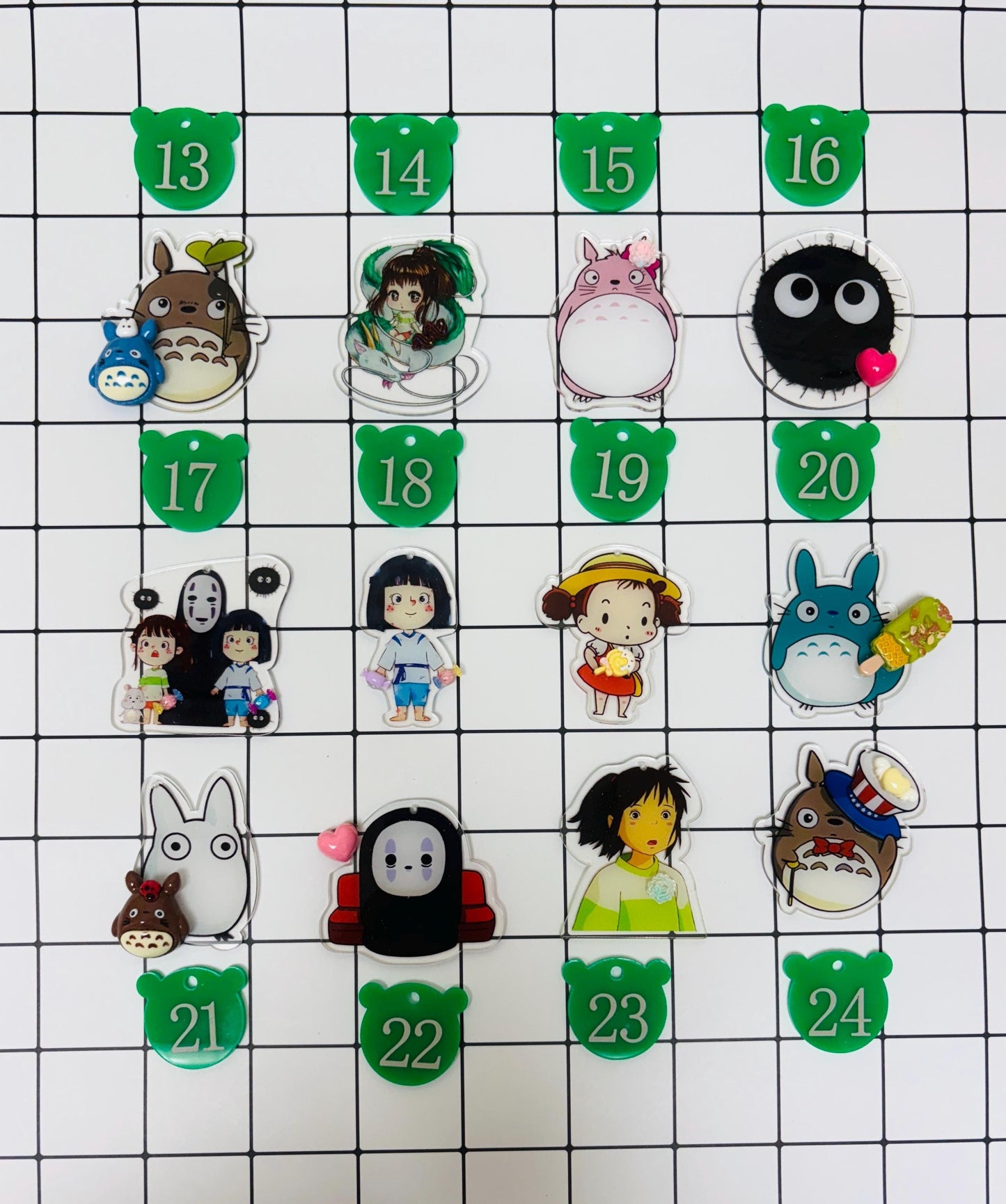 Hayao Miyazaki Charms: Anime Acrylic Keychain, Bag Charms, Accessories2