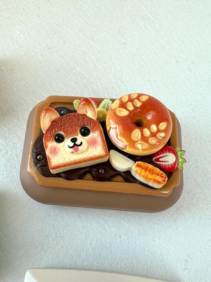 Colorful Contact Lens Case with Cute Food & Animal Charms
