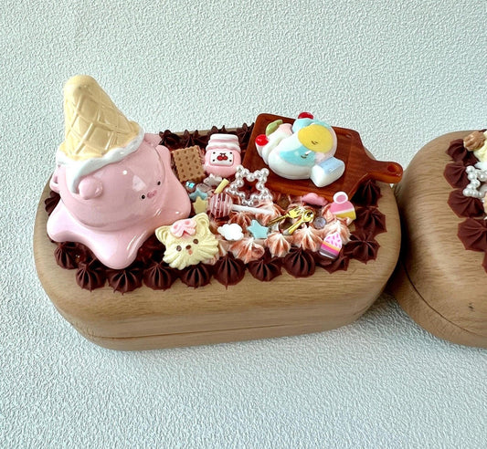 Contact Lens Case with Cute Food & Animal Charms