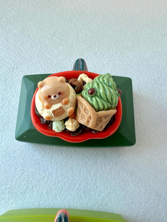 Colorful Contact Lens Case with Cute Food & Animal Charms