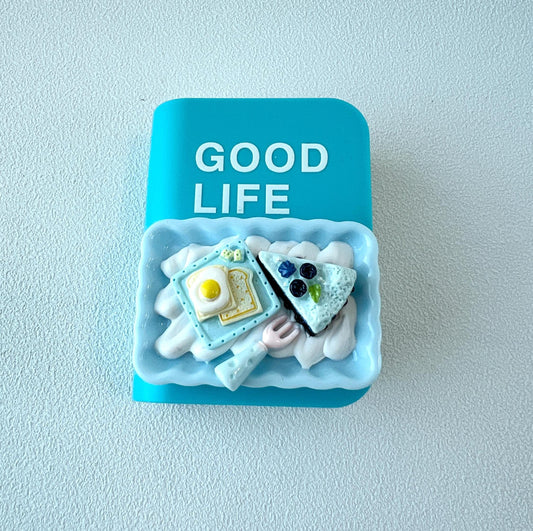 Contact Lens Case Set with Cute Food and Animal Charms