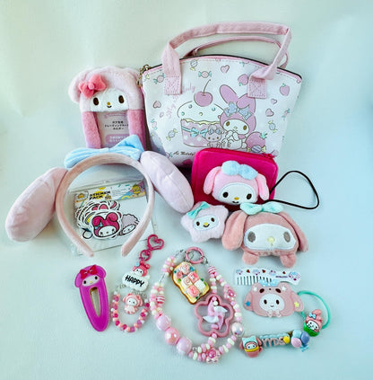 Bundke Set Kuroooo Bundle Kitt Bundle Cinnamoooo Bundle Melooo Bundle Pompompurrrr Bundle Keychains Birthday Gift Set