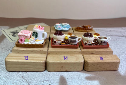 Personalized Phone Stand Coffee Theme Name Engraved Wooden Phone Stand Personalized Gift Desk Decoration Coffee Lovers Gift Idea