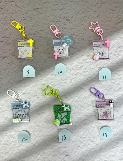 Kawaii Keychain Cute Keyring Key Charm Bag Charm Handmade Gift Acrylic Keychain Gift