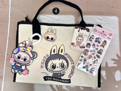Labubu Big Charm Set Acrylic Bag Charm Labubu Accessory Labubu Bag