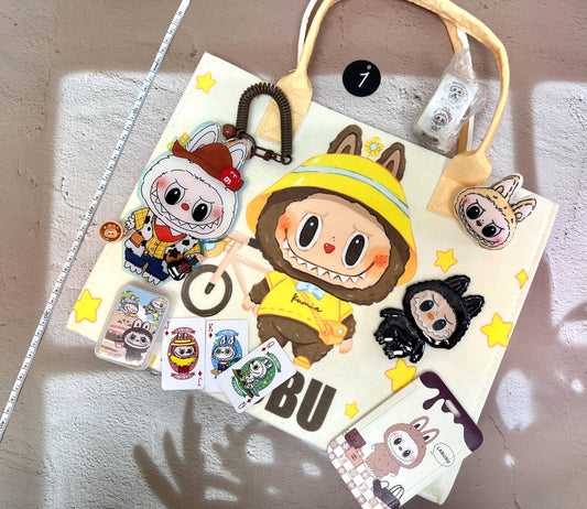 Labubu Big Charm Set Acrylic Bag Charm Labubu Accessory Labubu Bag
