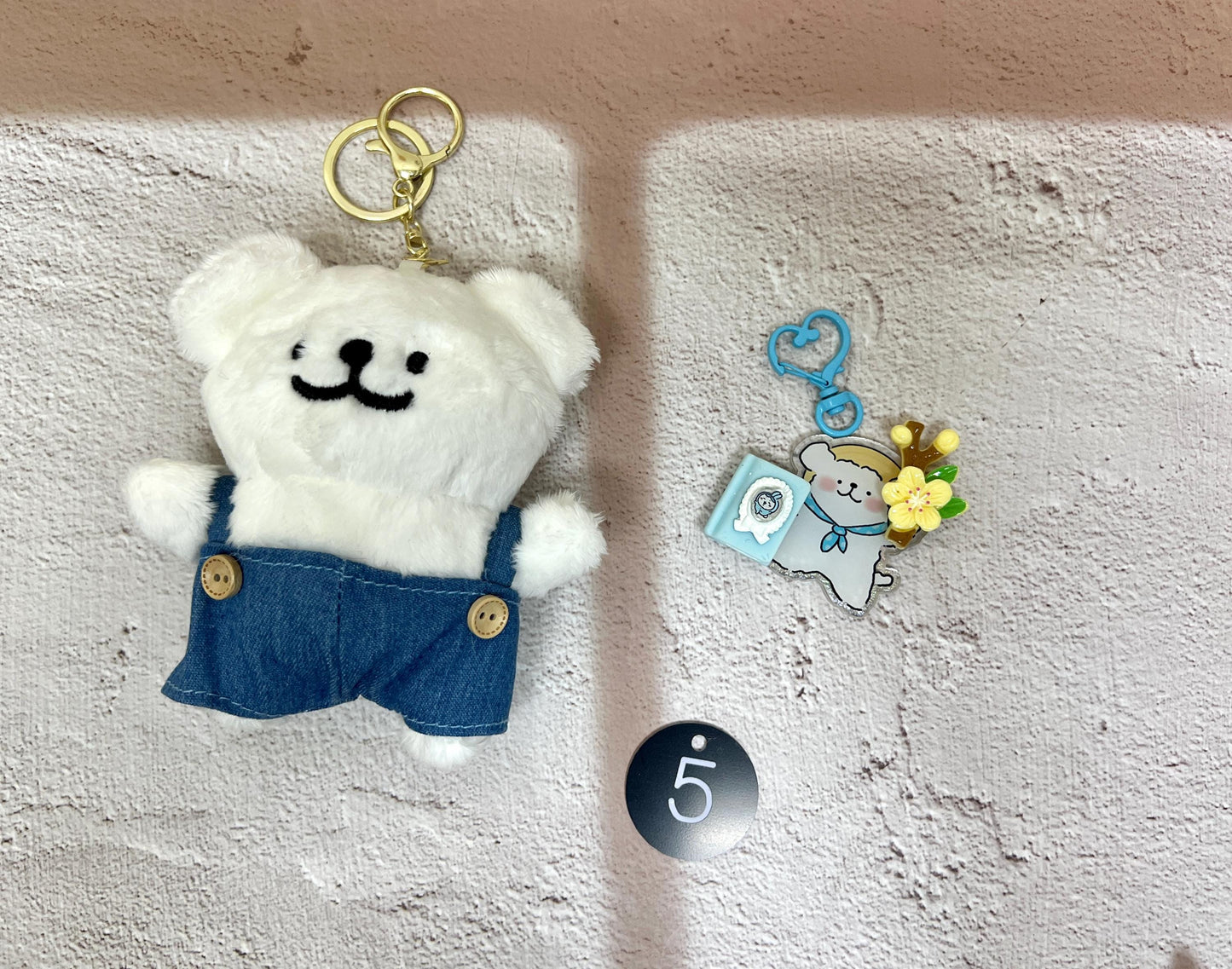 Cute Puppy Set Dog Keychain Puppy Charm Puppy Accessory Kawaii Gift
