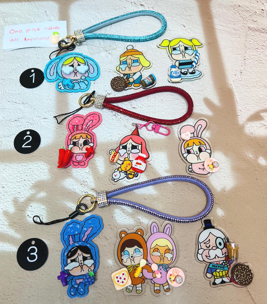 Crybaby Charm | Crybaby Bag Charms Crybaby Phone Accessory Crybaby Acrylic Charm Gift